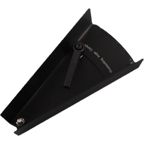 Équerre réglable peinture noire fer outil serrage bois précision laser 45° (1/5)
