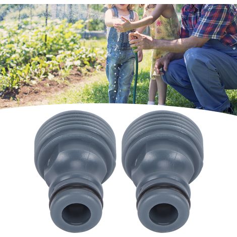 2 Pièces Raccord Rapide Mâle Fileté G3/4 pour Tuyau d'Arrosage Jardin