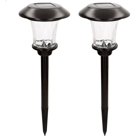 Luminaire aktive set de 2 solaire 6 lumen noir (1/3)