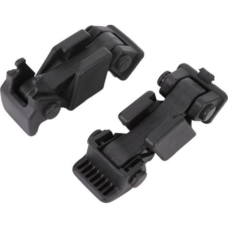 Chiusura cofano auto, 2 pezzi di ricambio per la chiusura del cofano auto per Wrangler JK 2007-2017 -Crezuo