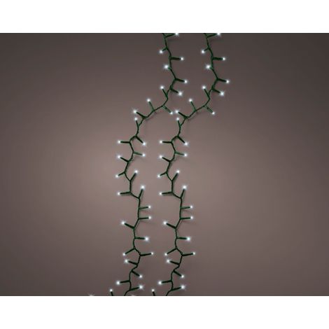 Filo LED compact a batteria lunghezza 1200 cm verde/bianco freddo Peraga Christmas