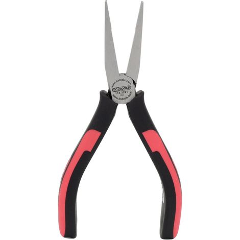 Kstools – Pince à bec plat 165mm – Forme dentée pour prise optimale – Acier à outils spécial – Revêtement titane pour durabilité (1/5)