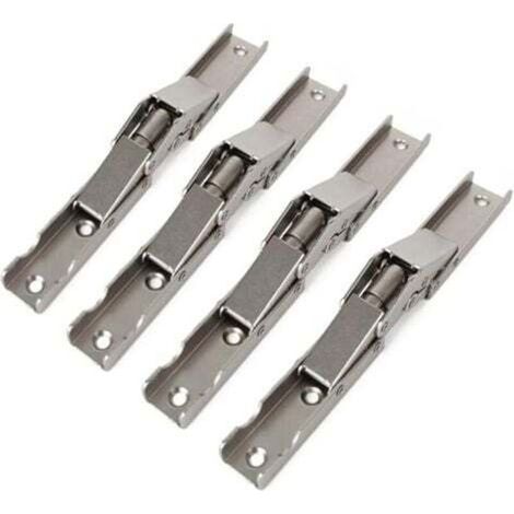 Set di 4 cerniere pieghevoli a 90 gradi per porte/mensole, adatte a tavoli e mobili.