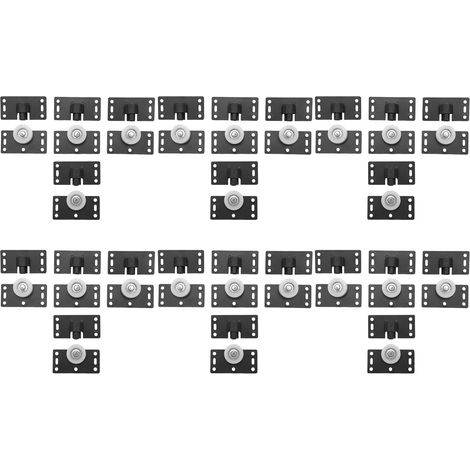 24 Ensemble Roues de Porte Coulissante Poulie Poulie Dispositif de Glissement (1/5)