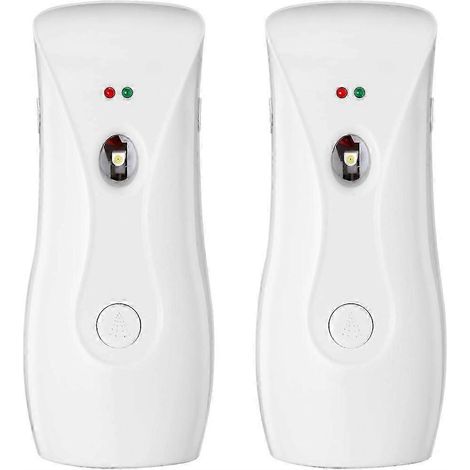 Distributeurs automatiques de désodorisant (lot de 2), aérosols, à fixer au mur ou au sol. WHBYV (1/4)