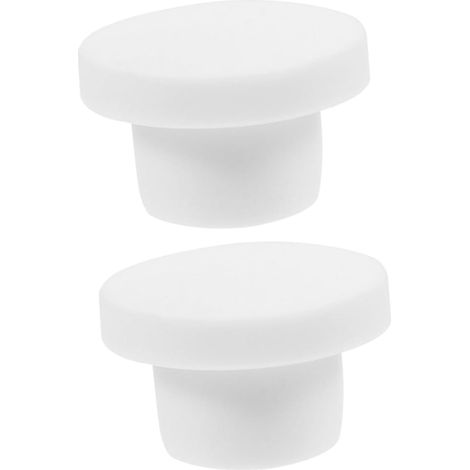 2 bouchons trop-plein, silicone, anti-fuite, pour trop-plein (1/5)