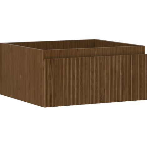 Mexen Rivel Badezimmerunterschrank 50 cm, 1 Schublade, gerillt, Nussbaum - 91A20-05023-1-BF86 (1/5)