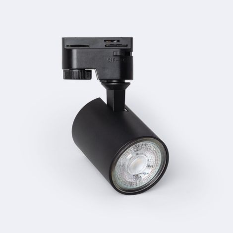 Faretto Portalampada Binario Monofase Ruik per Lampadina GU10  Nero (1/5)