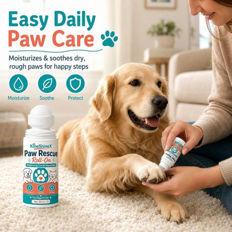 KineShineX Universal-Pfotencreme für Katzen und Hunde: Spendet Feuchtigkeit und macht trockene Pfoten weich (1/4)