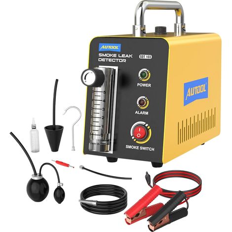 Détecteur de Fuite de fumée Vacuommètre Diagnostic de Fuite de Carburant pour conduites Compatible avec véhicules 12V SDT101 (1/5)