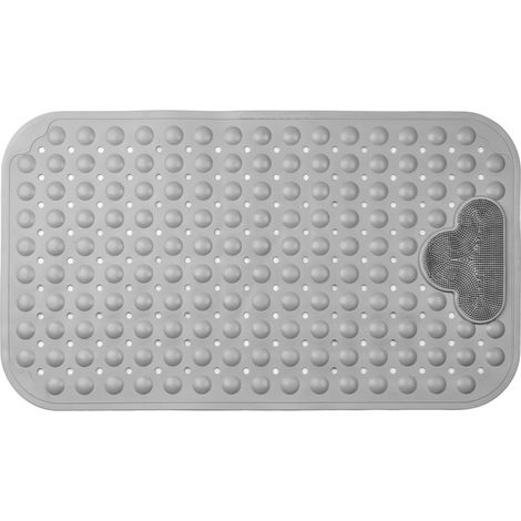 Alfombrilla antideslizante AWD INTERIOR 2019 gris con masajeador 70,5 x 41 cm PVC (1/5)