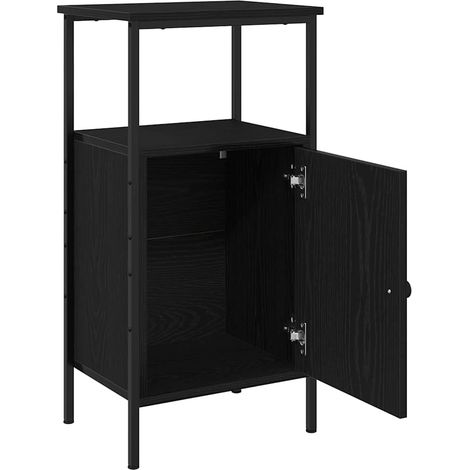 Lot de 2 Cabinet de chevet,Table de chevet,Table de nuit Chêne noir 41 x 31 x 80 cm CFW891488 (1/5)
