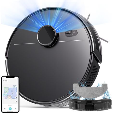 Kehrroboter LDS Lasernavigation Hindernisvermeidung und Fallschutz Automatisches Laden APP Fernbedienung Staubsauger (1/5)