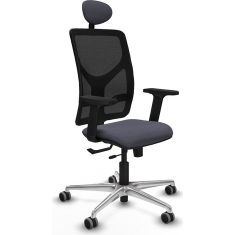 Silla piqueras y crespo Motilla negro aluminio cómoda (1/2)