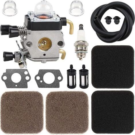 FS80R Vergaser für Stihl FS85 FS85R FS80 FS72 FS74 FS75 FS76 FS85RX HS72 HS74 HS75 HS76 HS80 HS85 HL75 FH75 FC75 FC85 KM80 HT70 HT75 Freischneider mit Luftfilter (1/4)