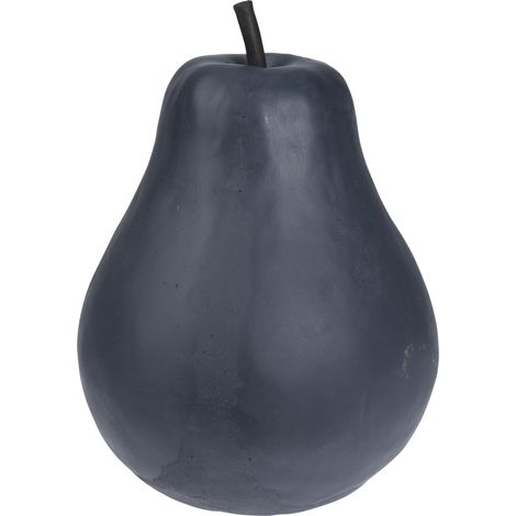 PERA IN FIBRA DI CEMENTO 31X31X44CM NERO OPACO DECORO CASA INTERNI