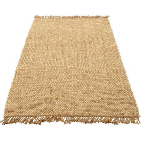 Tapis Déco en Tissu "Havana" 162x243cm Naturel (1/4)