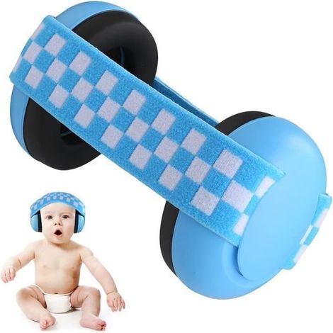 Casque Anti Bruit Bebe, Casque Anti Bruit Enfant, Réglable et Confortable Casque Anti-Bruit, Pour les Bébés de 0 à 2 Ans, (1/4)