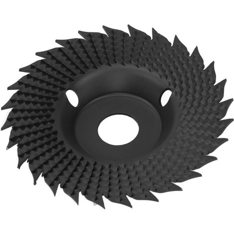 Disque meule en acier inoxydable pour meuleuse angulaire ponçage ébavurage bois travail manuel noir 1 pièce (1/5)