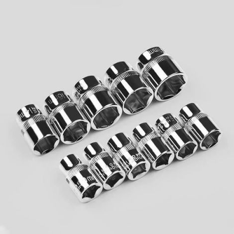 TOURNEVIS Outil a mainJeu de clés hexagonales 3-8 10MM pouces 1 pièce ou moyenne adaptateur de douilles 6mm-24mm pour - 18mmD75704 (1/4)