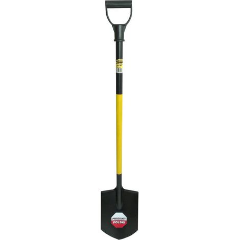PALA AFILADA, EJE DE METAL, MANGO DE PLÁSTICO - G-200-0451