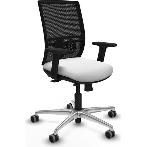Chaise bureau piqueras y crespo Yunquera noir mousse épaisse (1/2)