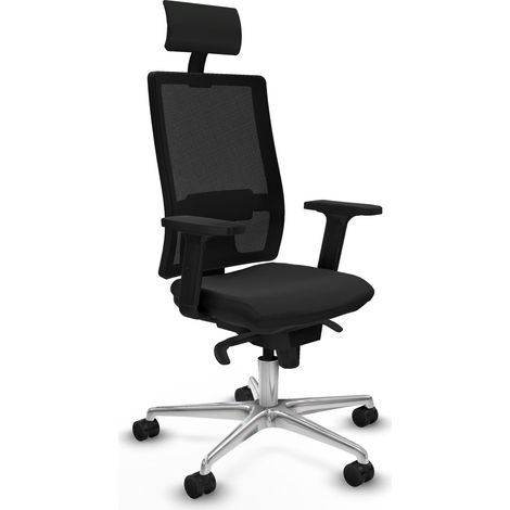 Sedia da ufficio piqueras y crespo Horna nero schiuma curva (1/2)