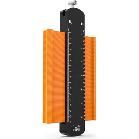6 Inch Expanded Contour Gauge Duplicator Profile Tool with Locking Alloy Edge (1/5)