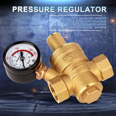 Réducteur réglable de régulateur de pression d\'eau en laiton - DN15 - 16 kg/cm² - 0.05-0.8Mpa-Ywey (1/5)