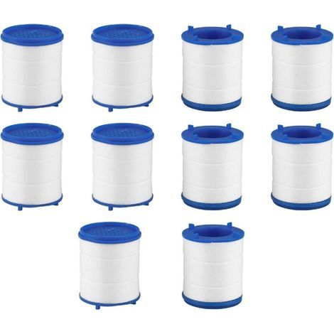10-piece tap filter element to filter impurities and prevent limescale buildup. (1/4)