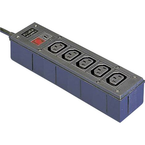 Bulgin PXD306/050/01/1 Adattatore IEC Spina schuko - Presa IEC C13, Presa IEC C13, Presa IEC C13, Presa IEC C13, Presa