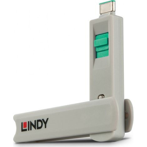 Lindy USB Typ C Port Schloss grün