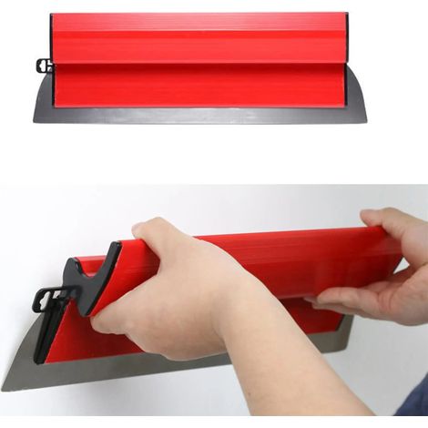 Truelle flexible de précision pour le lissage, le plâtrage, la peinture et le nivellement des cloisons sèches, 40 cm (1/5)