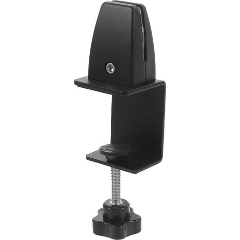 Clip de fixation mobile en aluminium noir pour panneau (1/5)