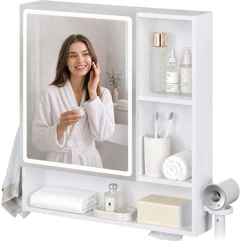 Armoire Murale Salle de Bain avec Miroir Anti-buée Dimmable (1/5)