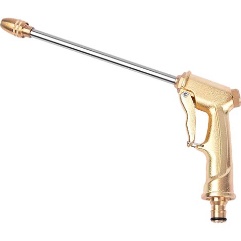 Pistola pulverizadora de alta presión ajustable y carcasa metálica impermeable para el lavado y la limpieza de automóviles. (1/5)