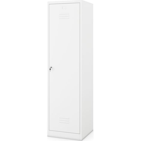 Besenschrank Haushaltsschrank AGNES, 500 x 1850 x 500 mm, weiß