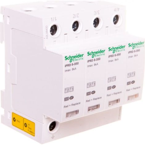 Parafoudre type T2 4P 8kA 1,1kV 350V iPRD-8-8kA-350V-4P A9L08400
