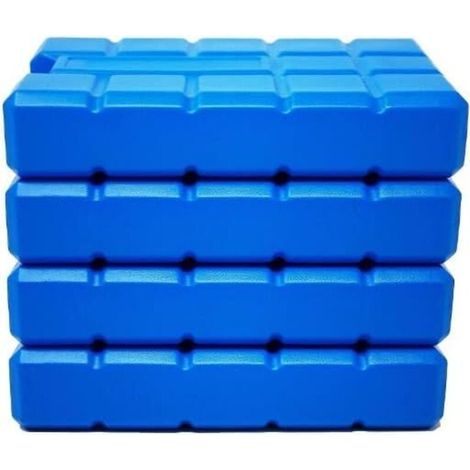 Pack de 4 Blocs de congélation (400ml)/ Packs de Glace pour glacières, Sacs isothermes - Technologie de Refroidissement avancée (1/3)