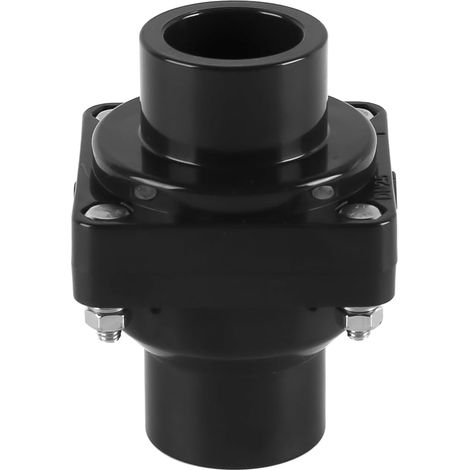 Clapet anti-retour UPVC 32 mm Raccord de tuyau soudé au solvant Clapet anti-retour pour pompe de puisard Filtres à eaux usées Étangs à carpes koï pour utilisation horizontale ou verticale (1/5)