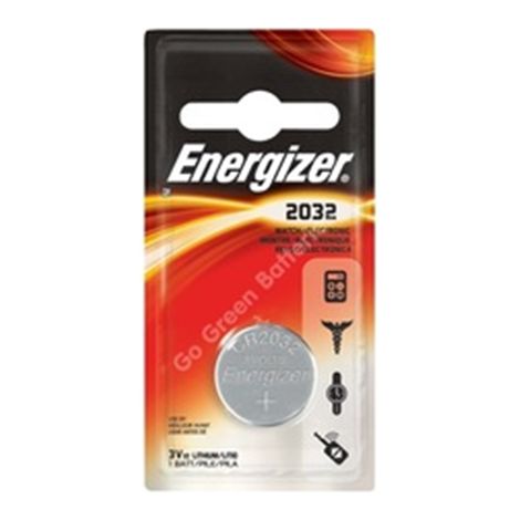 Energizer  Batteria al litio CR2032  1 pz.  Garanzia 0 mesi  3 V  Produttore: Energizer  Peso netto: 0,005 kg  Peso lordo: 0,007 kg  Tecnologia: litio  Tipo di confezione: Blister (1/2)