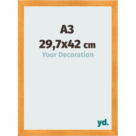 yd. - Cadre photo A3 29.7x42 - Orange - MDF - Pisa (1/5)