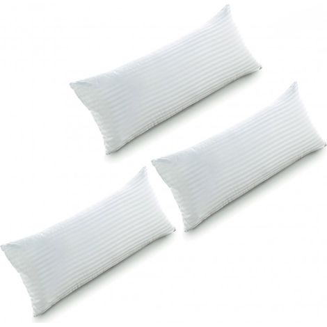 Almohada de pack 3 fibra tacto pluma 90/70/70cm