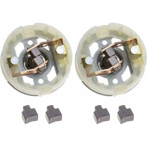 Pair Moteur RS550 Porte-balais de Charbon et 4x Balais de Charbon LO-Ron (1/4)