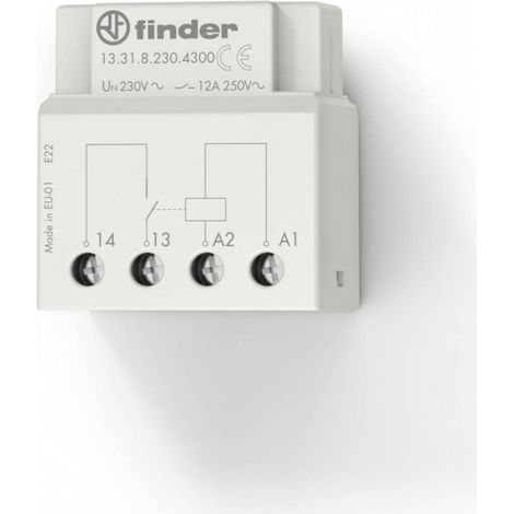 Relais finder 13.31.9.024.4300 12A 24V DC