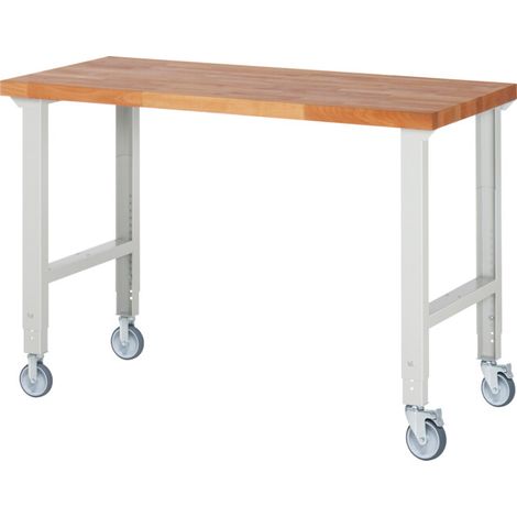 Rau Établi mobile réglable en hauteur 7000-1, L1500xP700xH950-1000mm (1/4)
