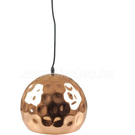 TRADE SHOP - Lampadario Pendente Lampada A Sospensione In Metallo Cono Oro Rosa Rame Vt-8250 - (1/5)