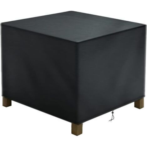 Garden Furniture Cover, Rectangular Garden Table Cover, Protective Furniture Cover, Waterproof UV-Resistant Garden Furniture Tarpaulin, 420D PVC  Fabric Outdoor Table Cover (120 x 120 x 72 cm) (1/5)