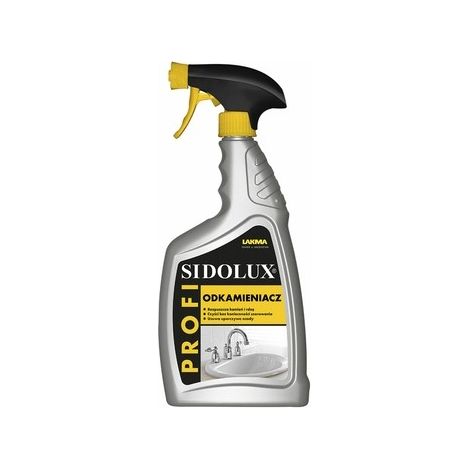 Sidolux Desincrustante Universal 750ml en spray, eficaz contra sedimentos, cal y óxido.