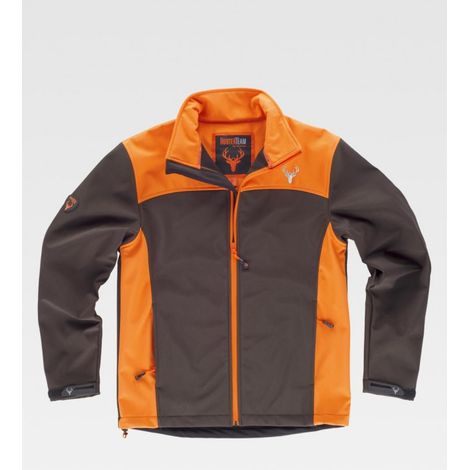 Workshell Sport 0368S | S - Marrón+Naranja A.V. (1/2)